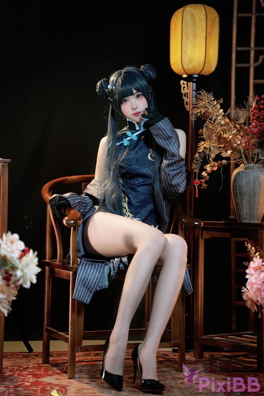 Cosplay Miyamoto Sakura Azure Archives Longhua Feisaki PixiBB.COM 028