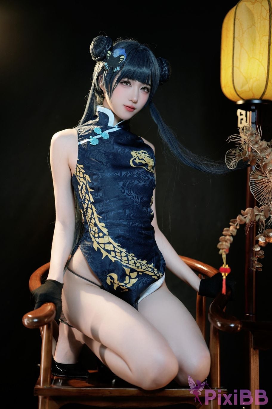 Cosplay Miyamoto Sakura Azure Archives Longhua Feisaki PixiBB.COM 033