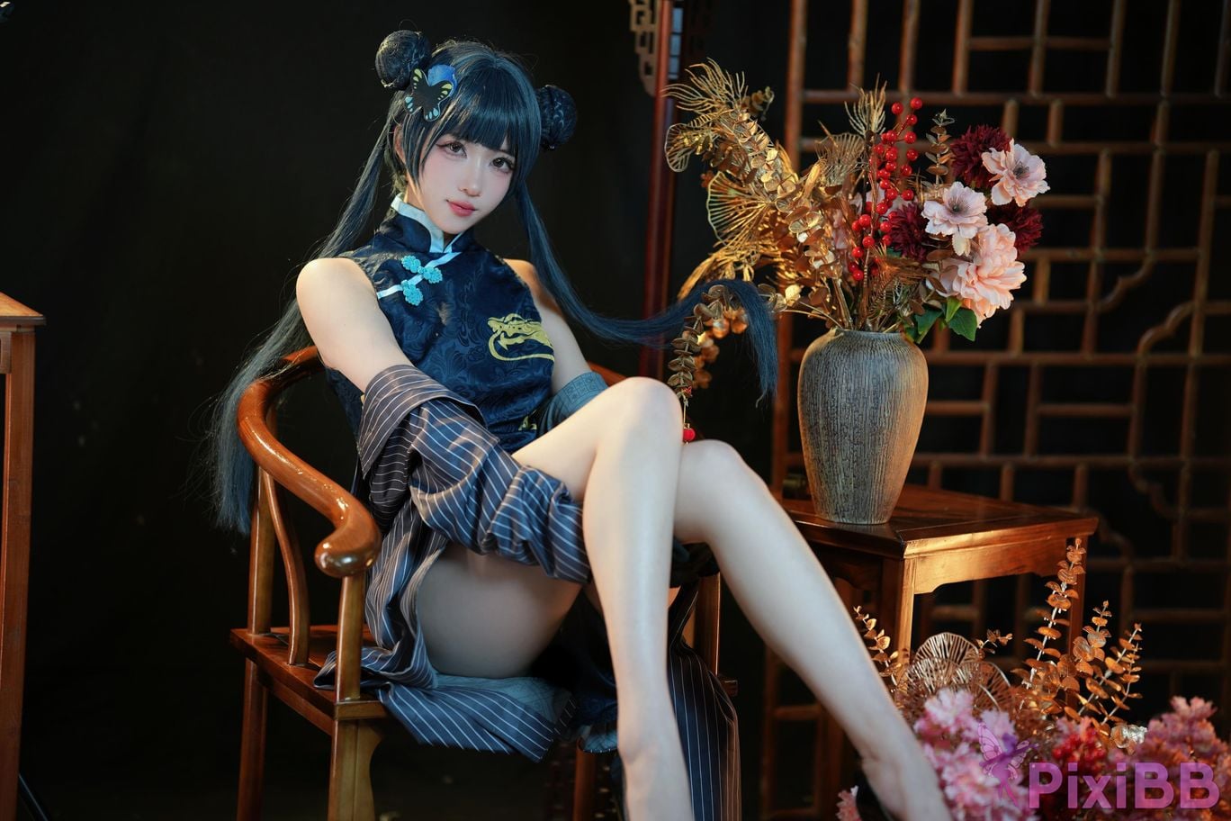 Cosplay Miyamoto Sakura Azure Archives Longhua Feisaki PixiBB.COM 034
