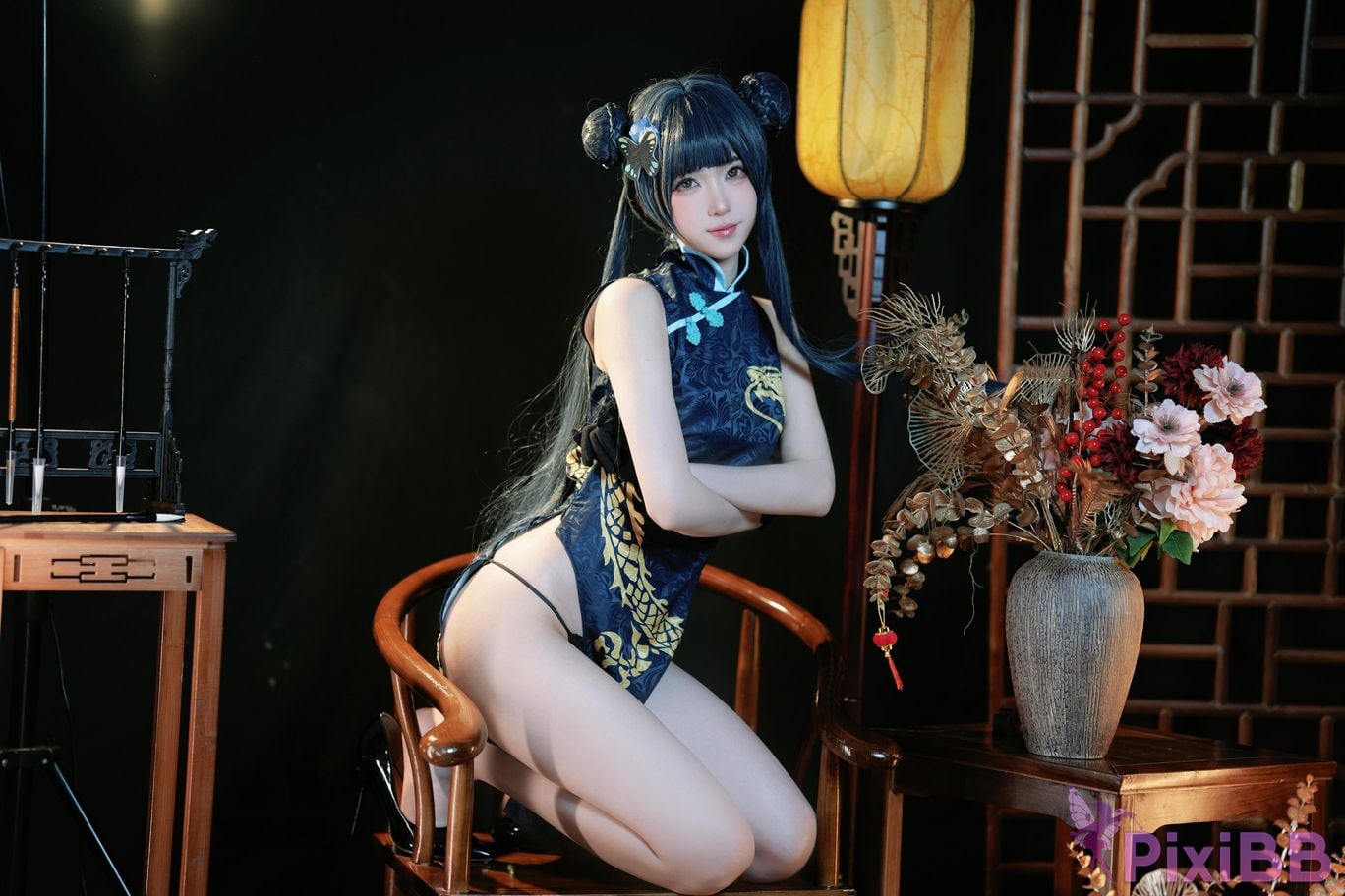 Cosplay Miyamoto Sakura Azure Archives Longhua Feisaki PixiBB.COM 035