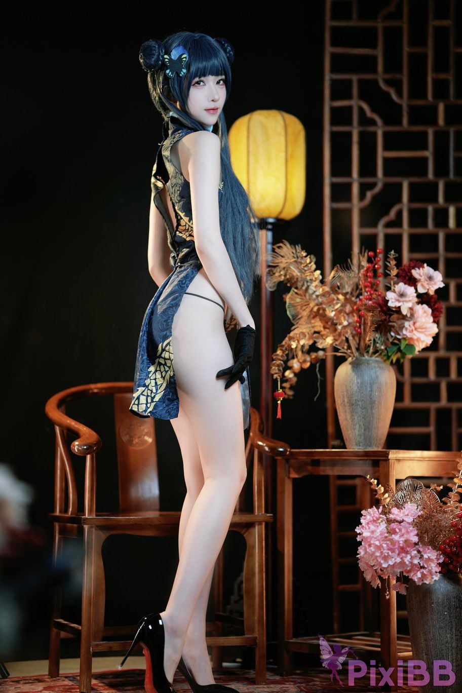 Cosplay Miyamoto Sakura Azure Archives Longhua Feisaki PixiBB.COM 036
