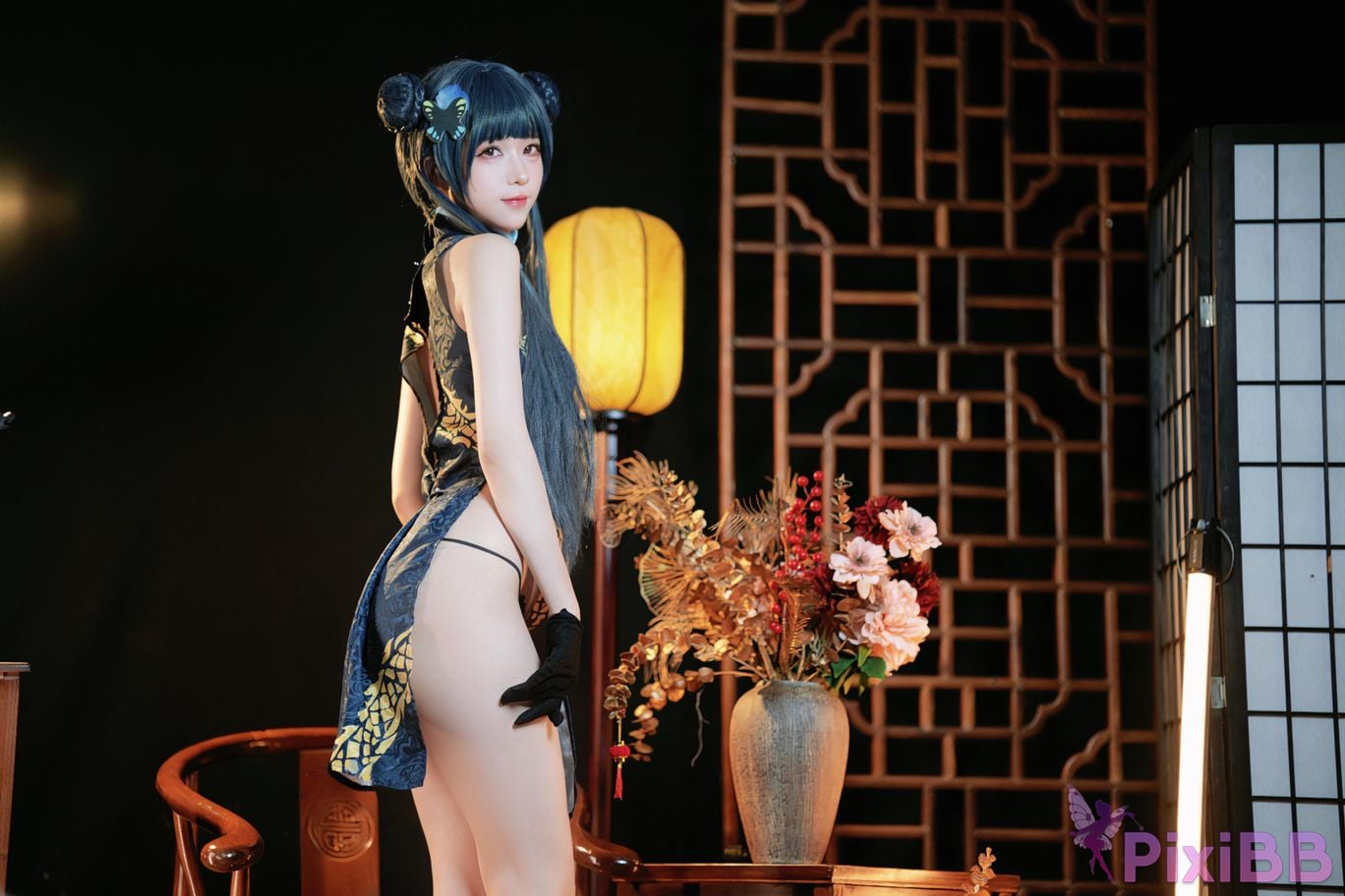 Cosplay Miyamoto Sakura Azure Archives Longhua Feisaki PixiBB.COM 037