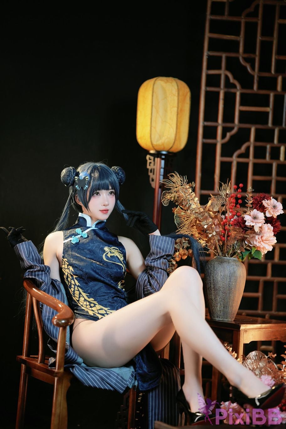 Cosplay Miyamoto Sakura Azure Archives Longhua Feisaki PixiBB.COM 039