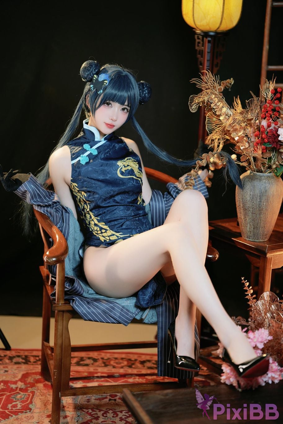 Cosplay Miyamoto Sakura Azure Archives Longhua Feisaki PixiBB.COM 040