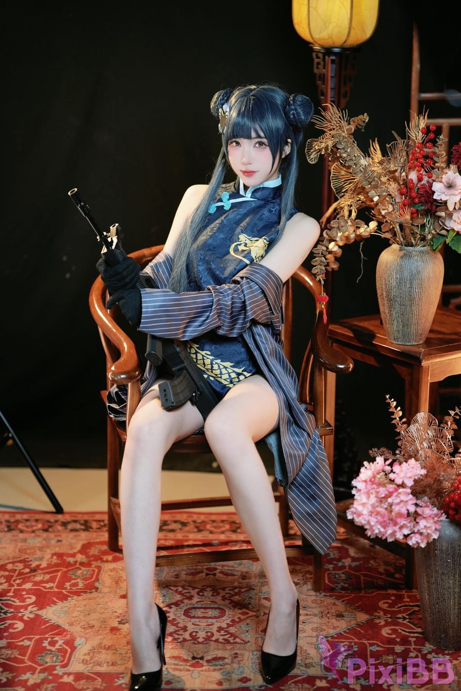 Cosplay Miyamoto Sakura Azure Archives Longhua Feisaki PixiBB.COM 041