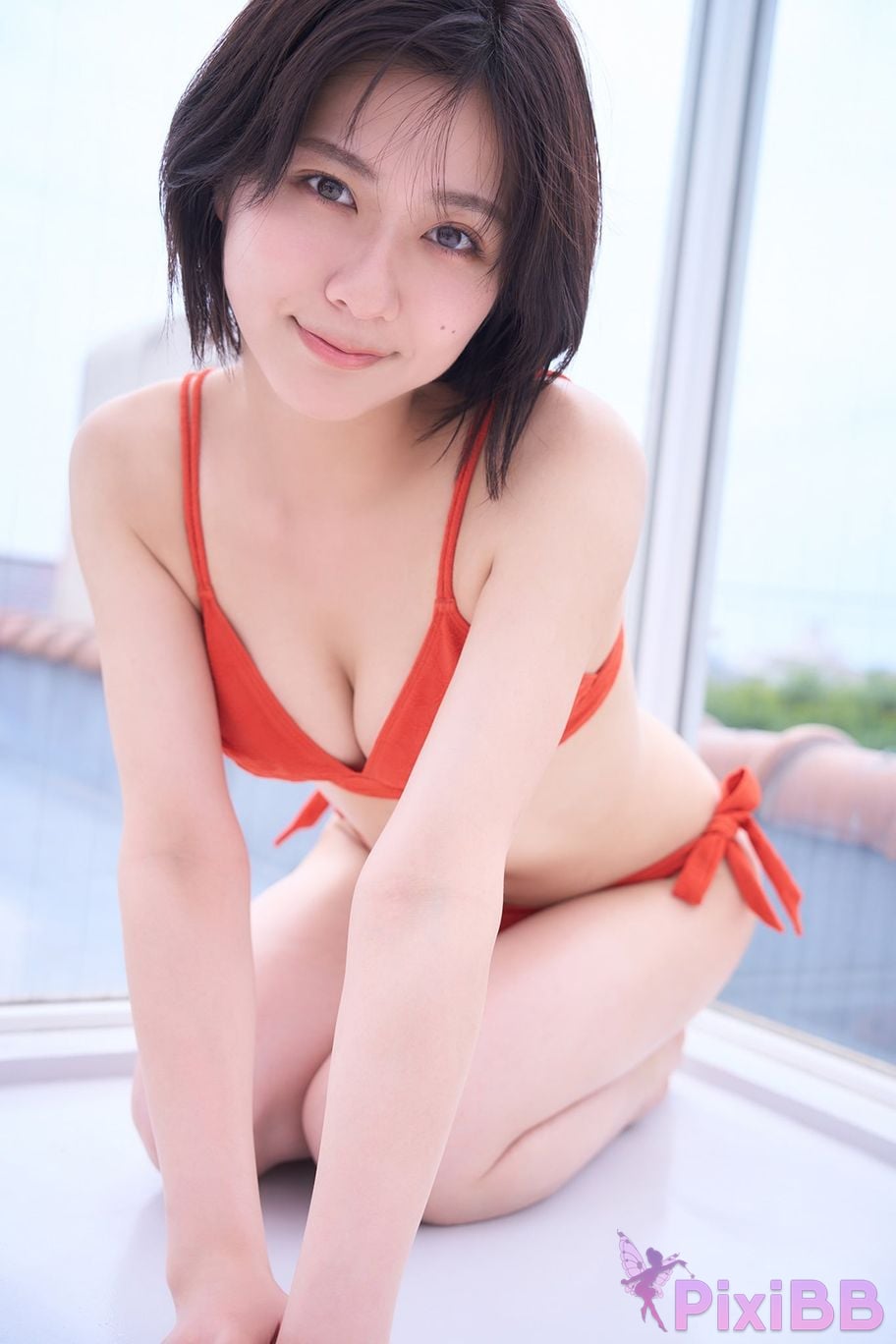 Japanese Idol Maria Shimizu clear water Maria youre showing too much. PixiBB.COM 055