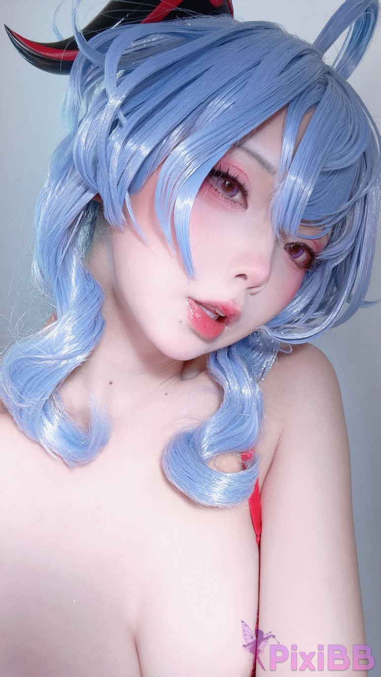 Cosplayer chuchu Genshin Ganyu Noechiechikuji PixiBB.COM 087