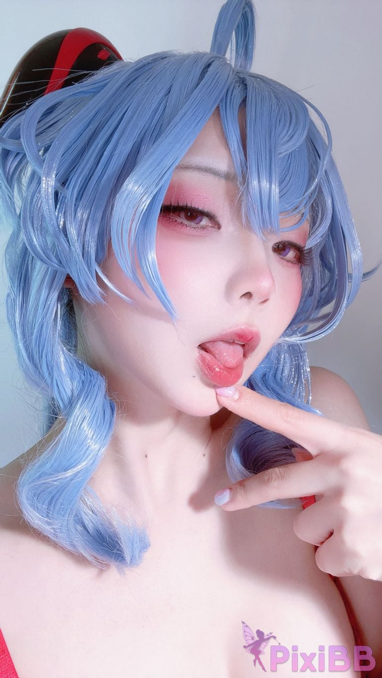 Cosplayer chuchu Genshin Ganyu Noechiechikuji PixiBB.COM 090