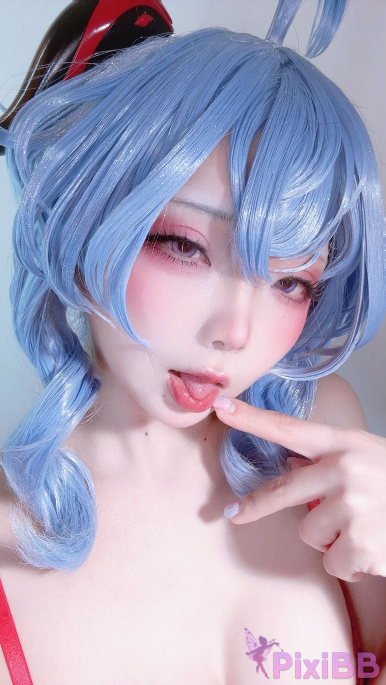 Cosplayer chuchu Genshin Ganyu Noechiechikuji PixiBB.COM 092