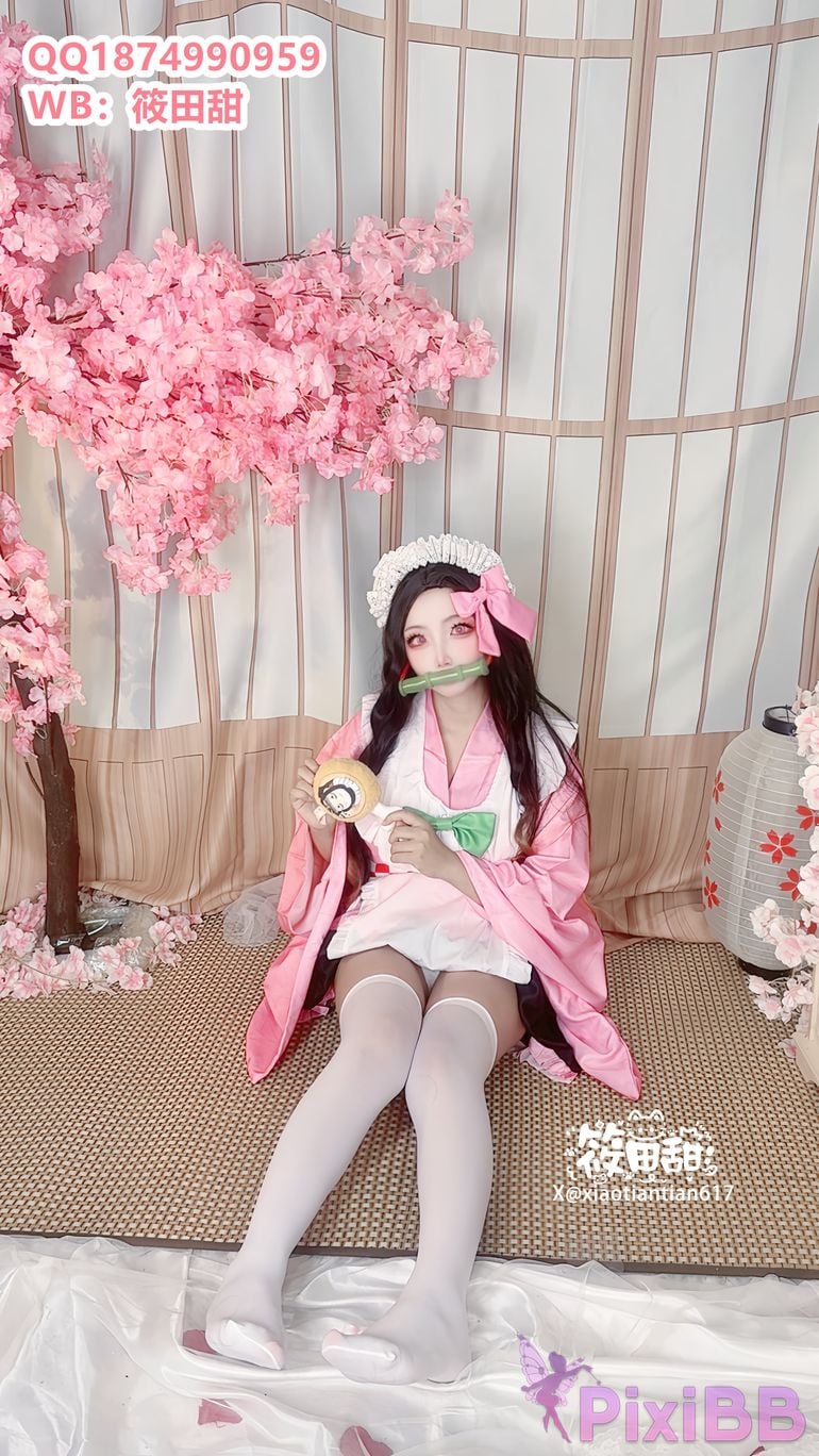 Cosplayer Vanilla Milk Meow Nezuko PixiBB.COM 005