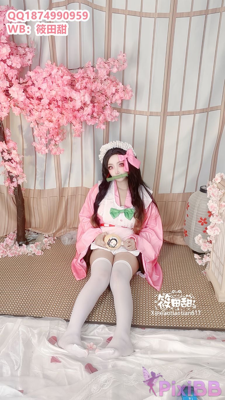 Cosplayer Vanilla Milk Meow Nezuko PixiBB.COM 006