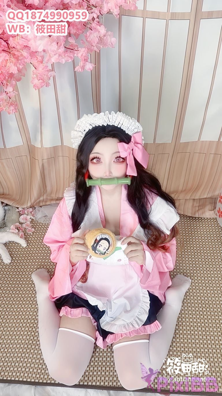 Cosplayer Vanilla Milk Meow Nezuko PixiBB.COM 015