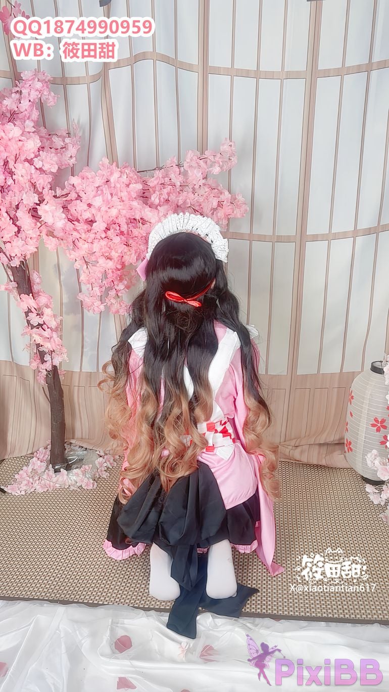 Cosplayer Vanilla Milk Meow Nezuko PixiBB.COM 020