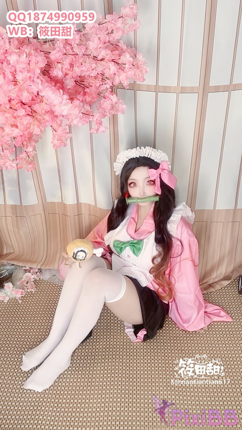 Cosplayer Vanilla Milk Meow Nezuko PixiBB.COM 025