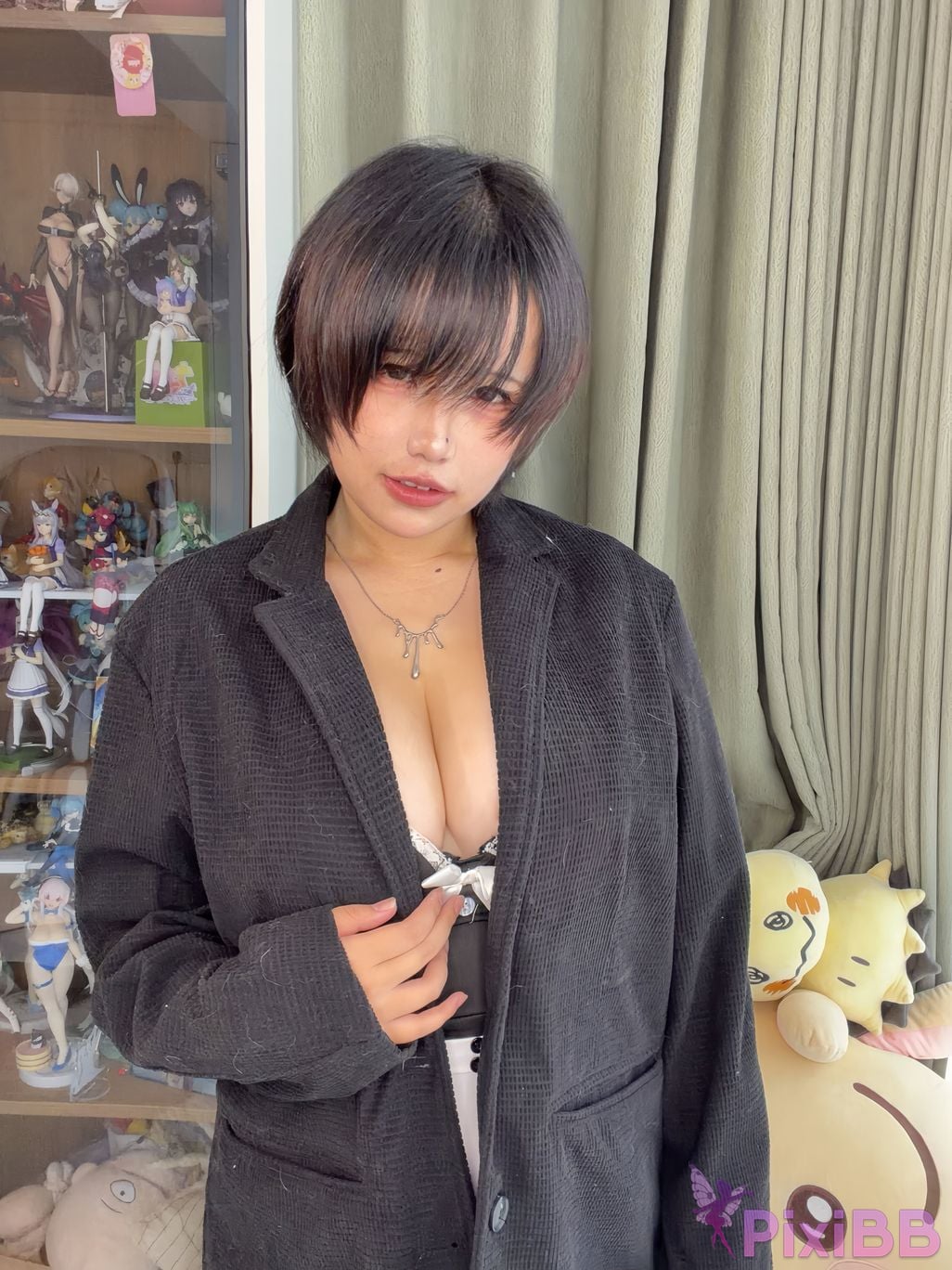 Cosplayer Ah Ban is very happy today tomboy maid PixiBB.COM 023