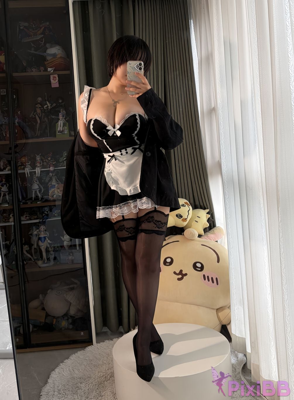 Cosplayer Ah Ban is very happy today tomboy maid PixiBB.COM 102