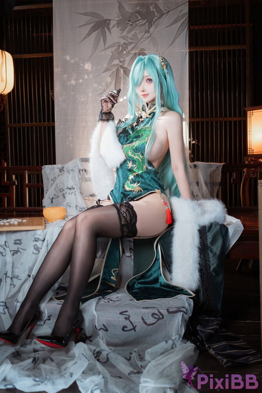 Cosplayer rioko Liangliangzi azur lane Moscow PixiBB.COM 001