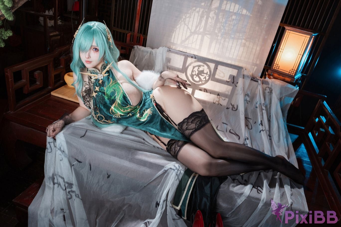 Cosplayer rioko Liangliangzi azur lane Moscow PixiBB.COM 006