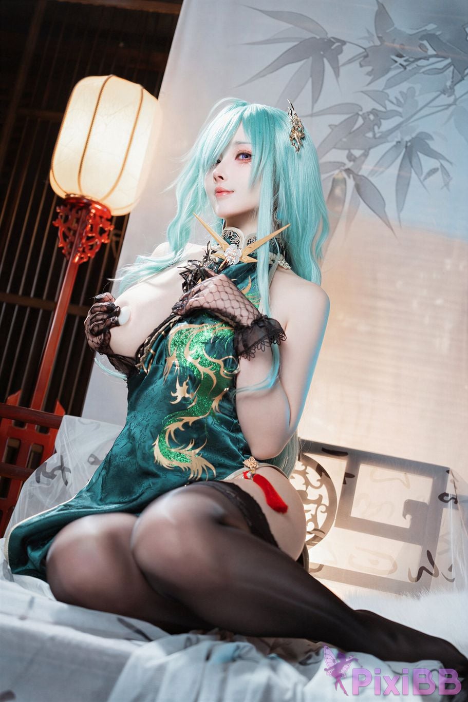 Cosplayer rioko Liangliangzi azur lane Moscow PixiBB.COM 013