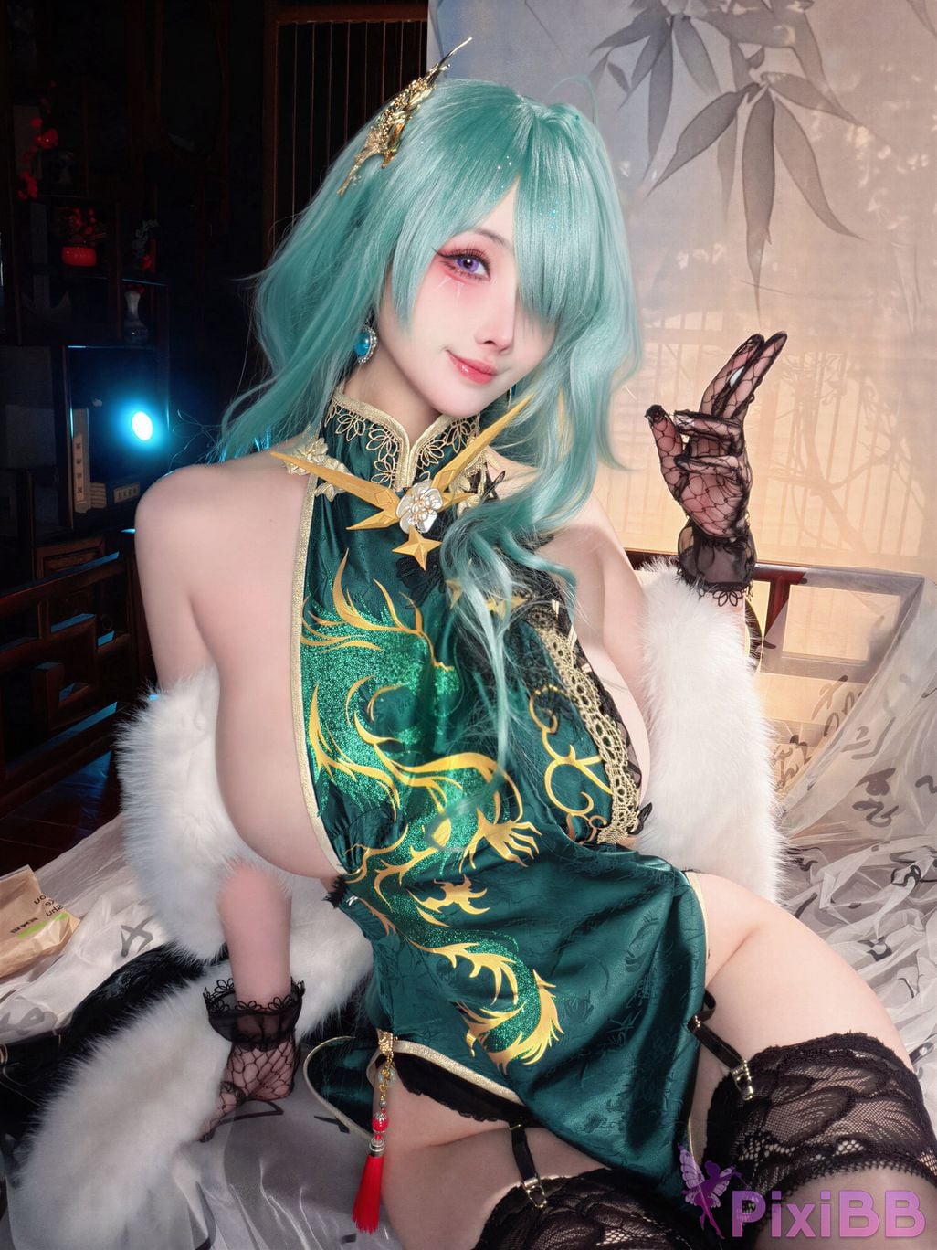 Cosplayer rioko Liangliangzi azur lane Moscow PixiBB.COM 021
