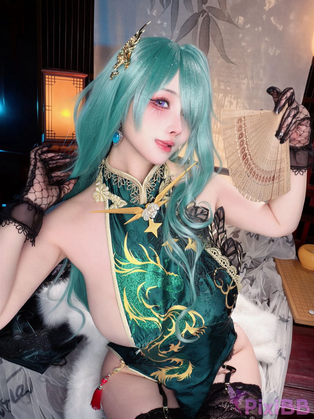 Cosplayer rioko Liangliangzi azur lane Moscow PixiBB.COM 024