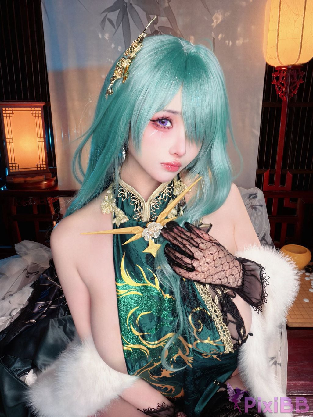 Cosplayer rioko Liangliangzi azur lane Moscow PixiBB.COM 025