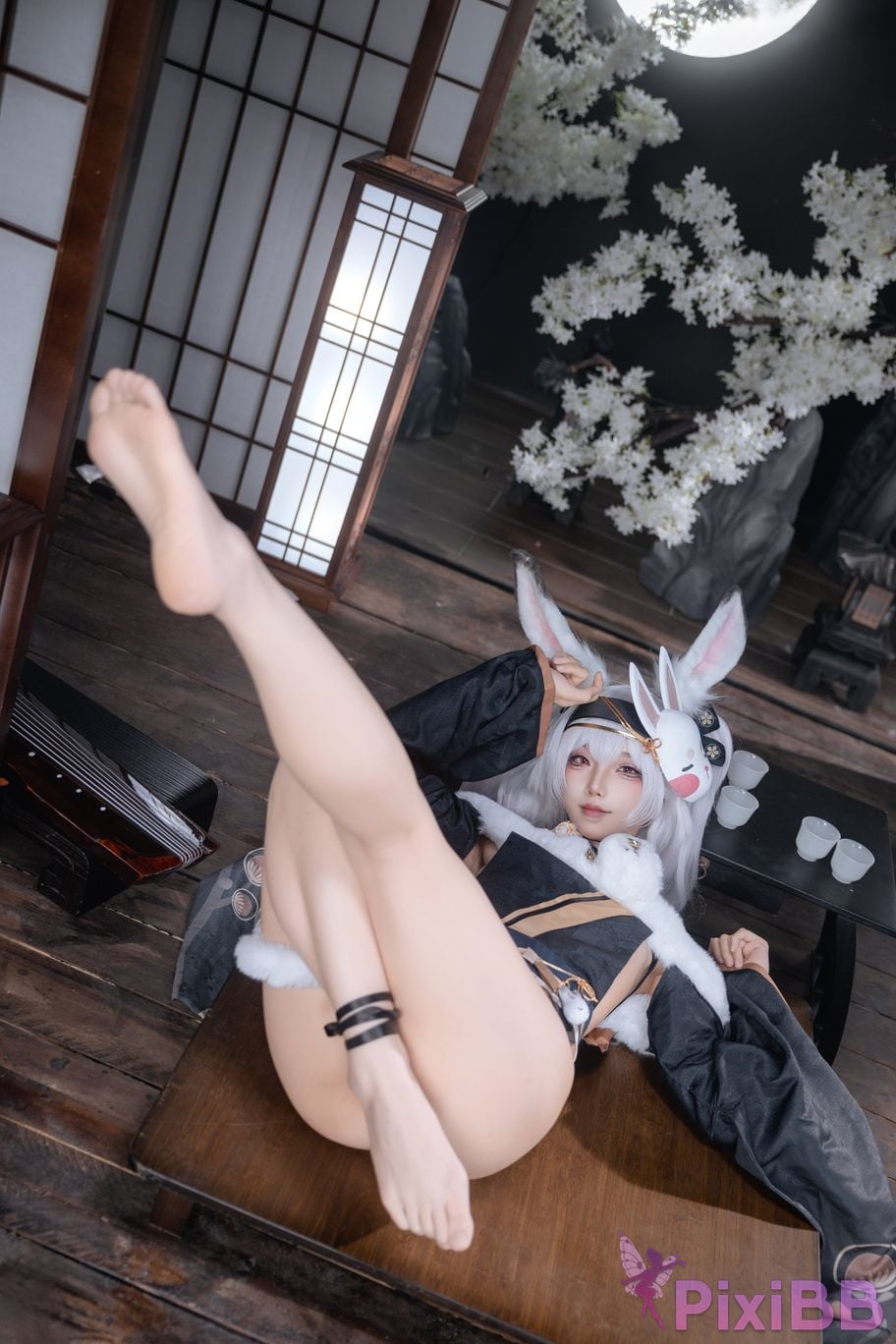 Cosplayer fox jiujiu Lafite Rabbit City Lord PixiBB.COM 020