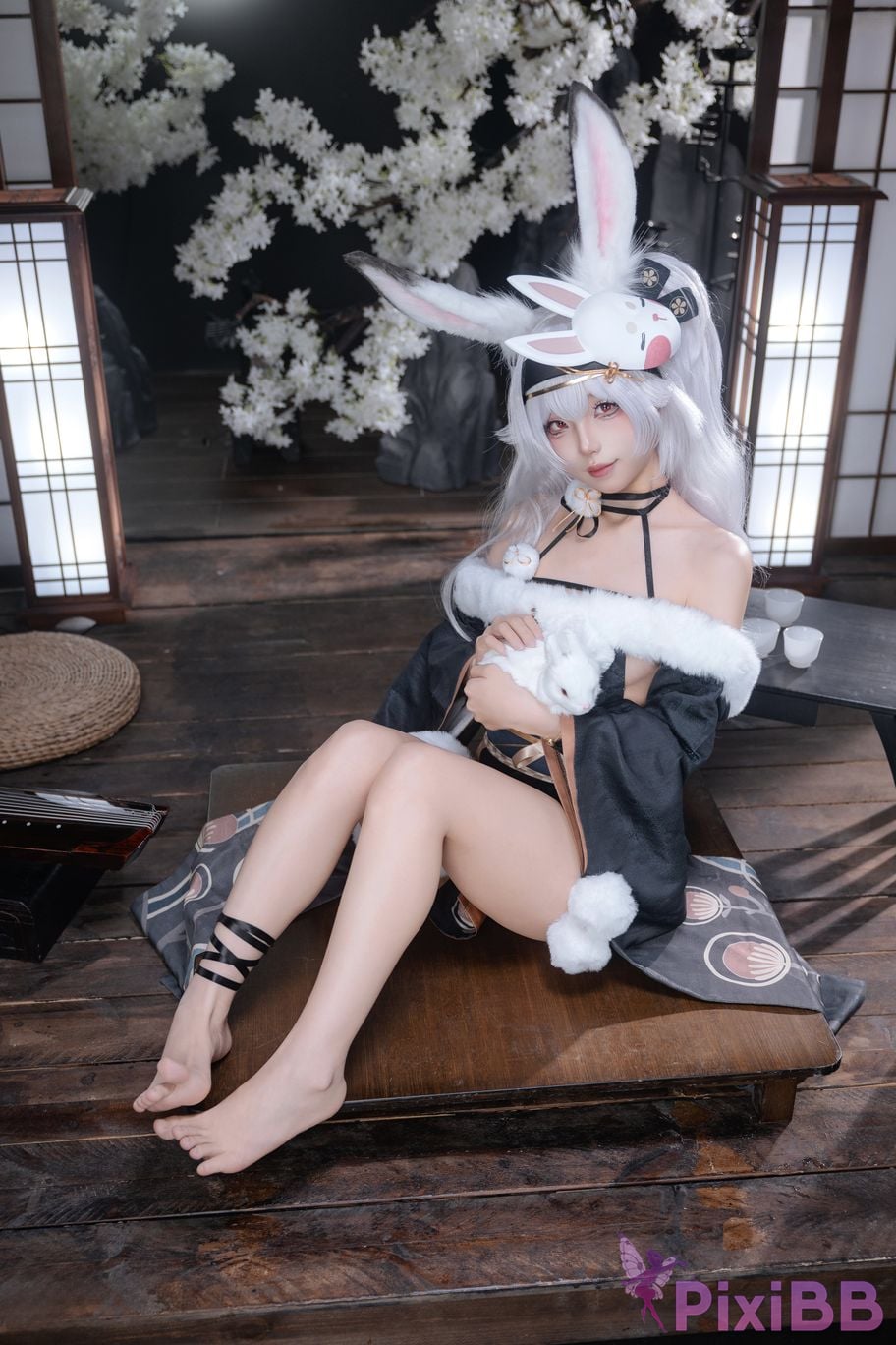 Cosplayer fox jiujiu Lafite Rabbit City Lord PixiBB.COM 029