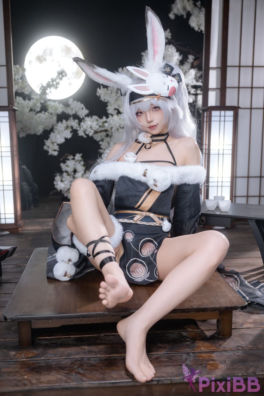 Cosplayer fox jiujiu Lafite Rabbit City Lord PixiBB.COM 031
