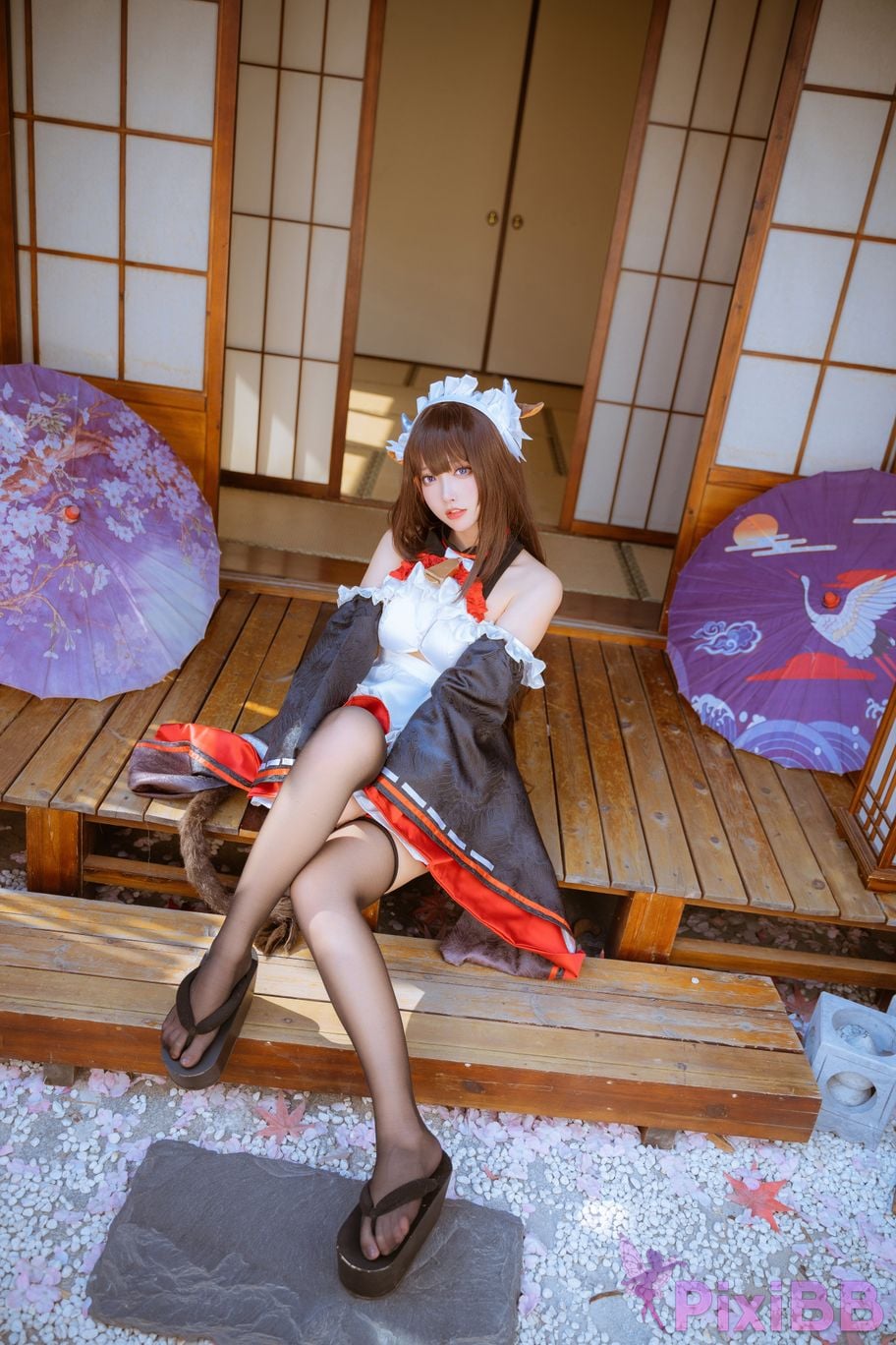Cosplayer Miyamoto Sakura azur lane Hamino PixiBB.COM 025