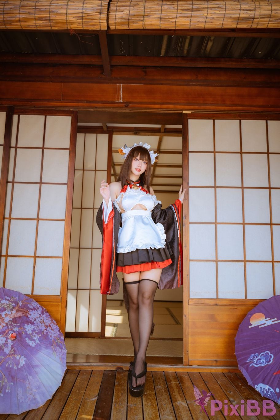 Cosplayer Miyamoto Sakura azur lane Hamino PixiBB.COM 028