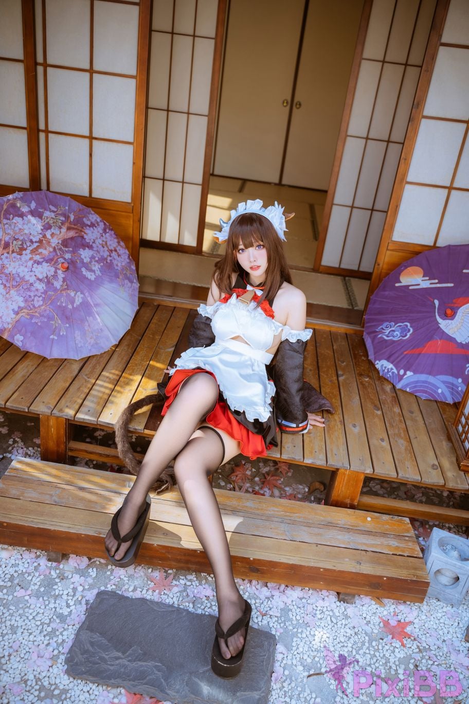 Cosplayer Miyamoto Sakura azur lane Hamino PixiBB.COM 030