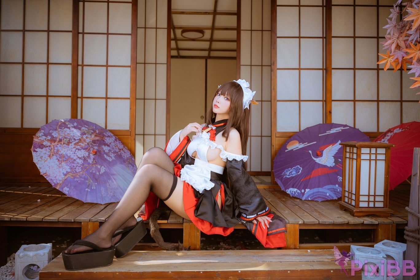 Cosplayer Miyamoto Sakura azur lane Hamino PixiBB.COM 031