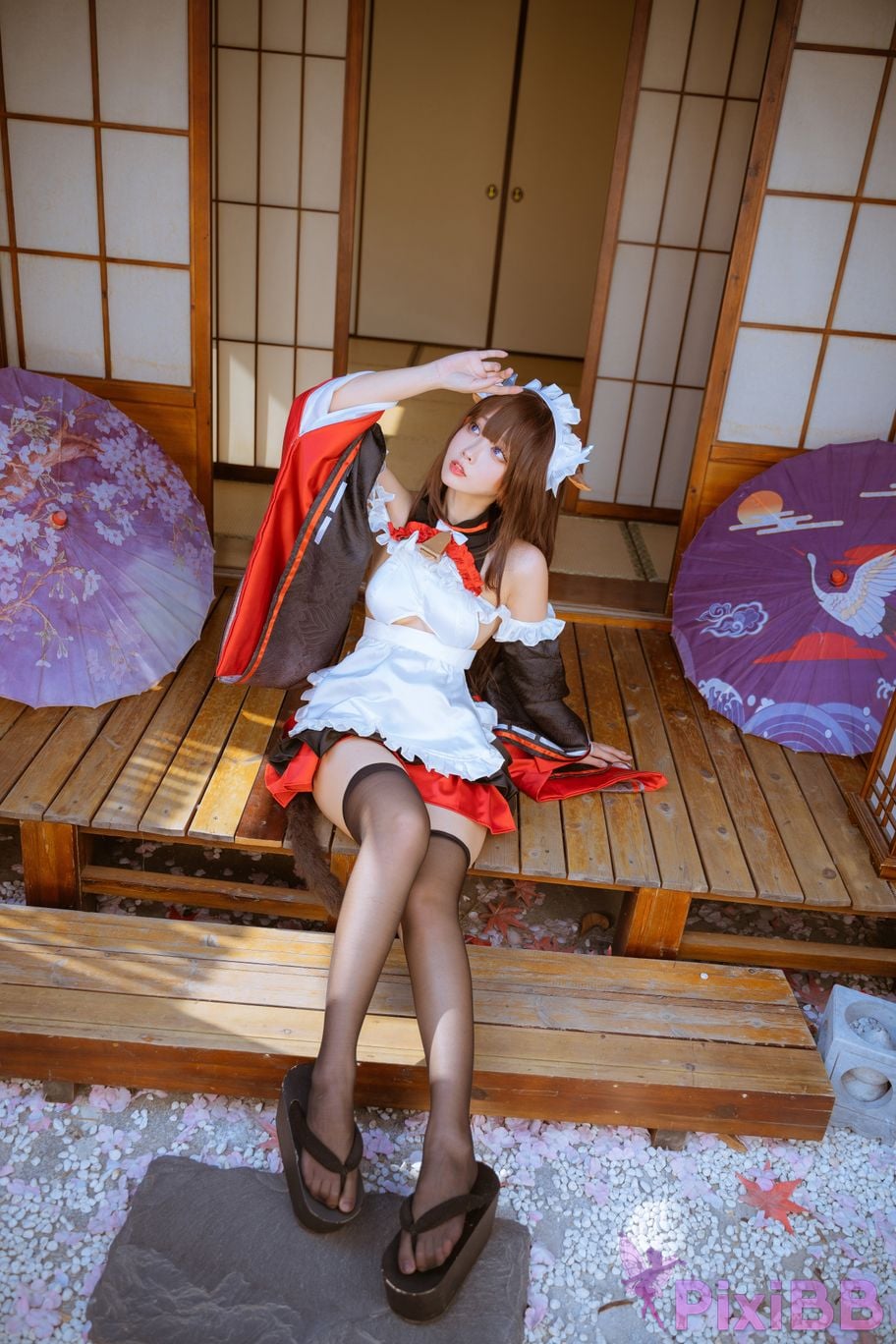 Cosplayer Miyamoto Sakura azur lane Hamino PixiBB.COM 032