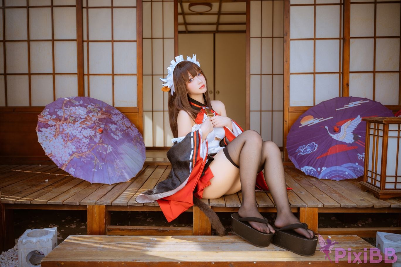 Cosplayer Miyamoto Sakura azur lane Hamino PixiBB.COM 033