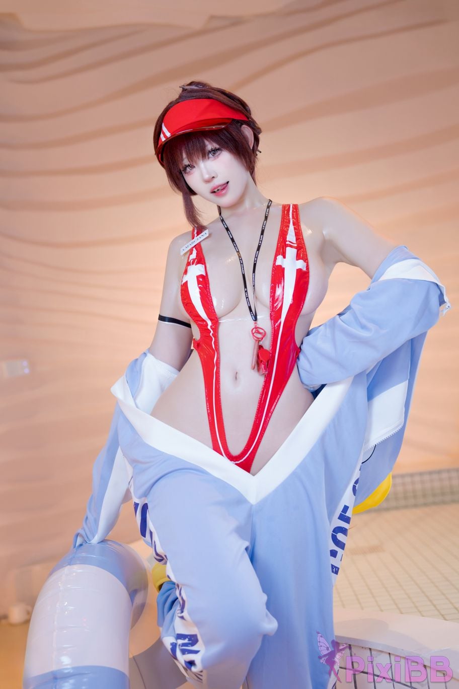 Cosplayer miko Sauce ww NIKKE Maruchana PixiBB.COM 003