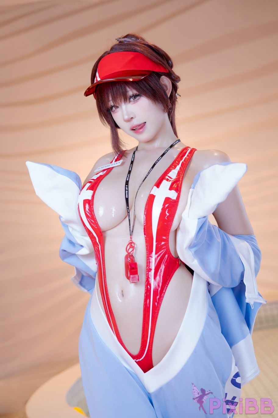 Cosplayer miko Sauce ww NIKKE Maruchana PixiBB.COM 007
