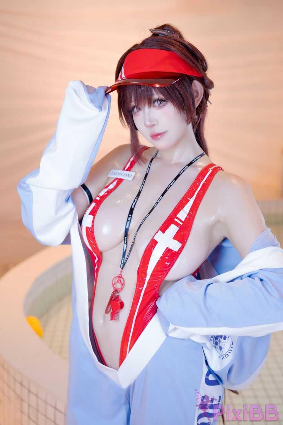 Cosplayer miko Sauce ww NIKKE Maruchana PixiBB.COM 008