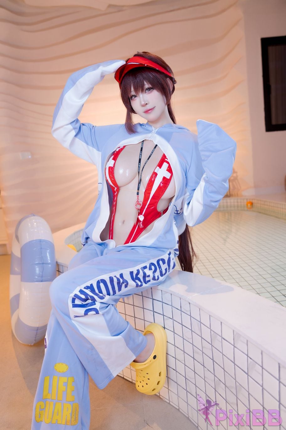 Cosplayer miko Sauce ww NIKKE Maruchana PixiBB.COM 013