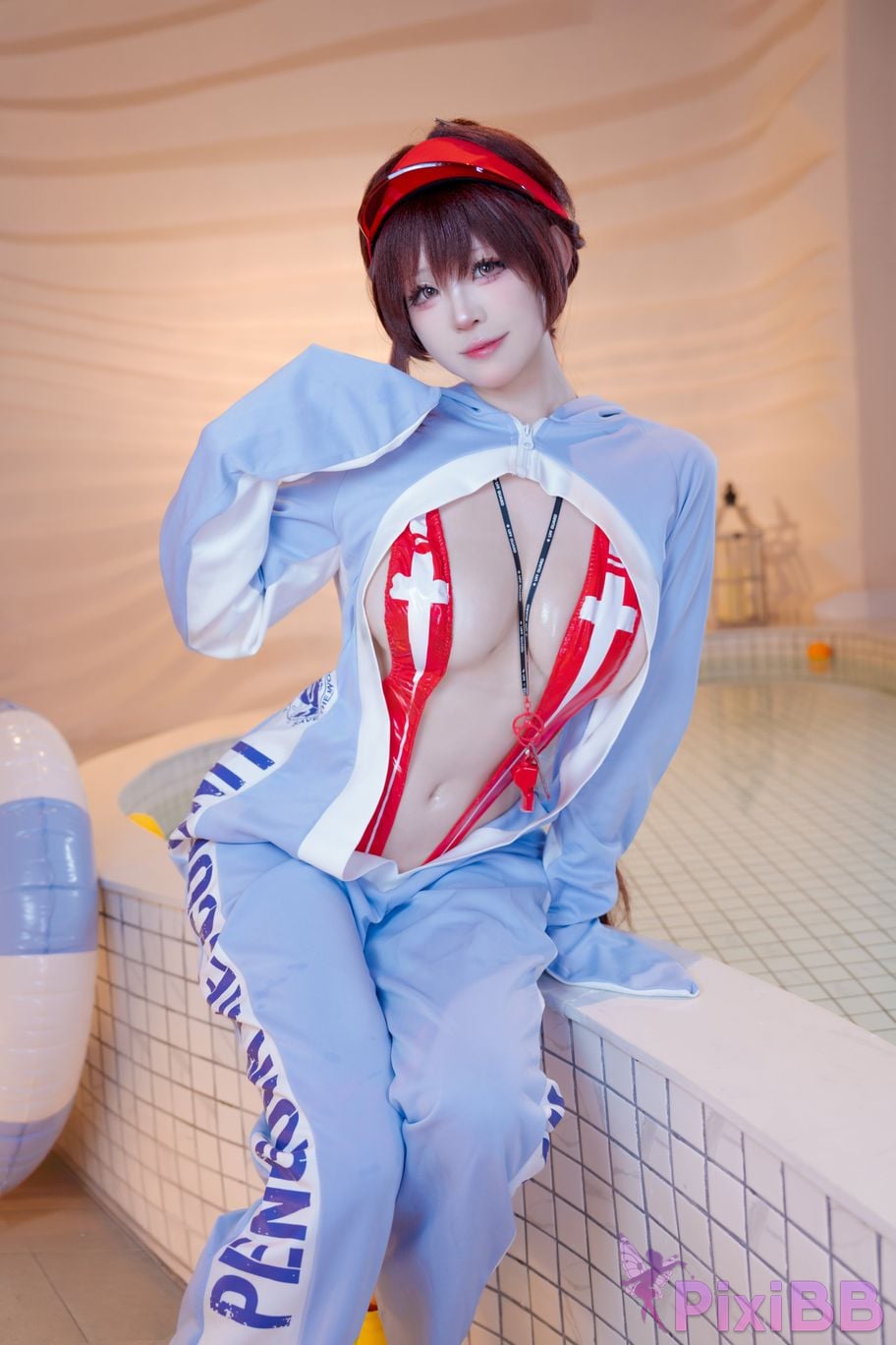 Cosplayer miko Sauce ww NIKKE Maruchana PixiBB.COM 014