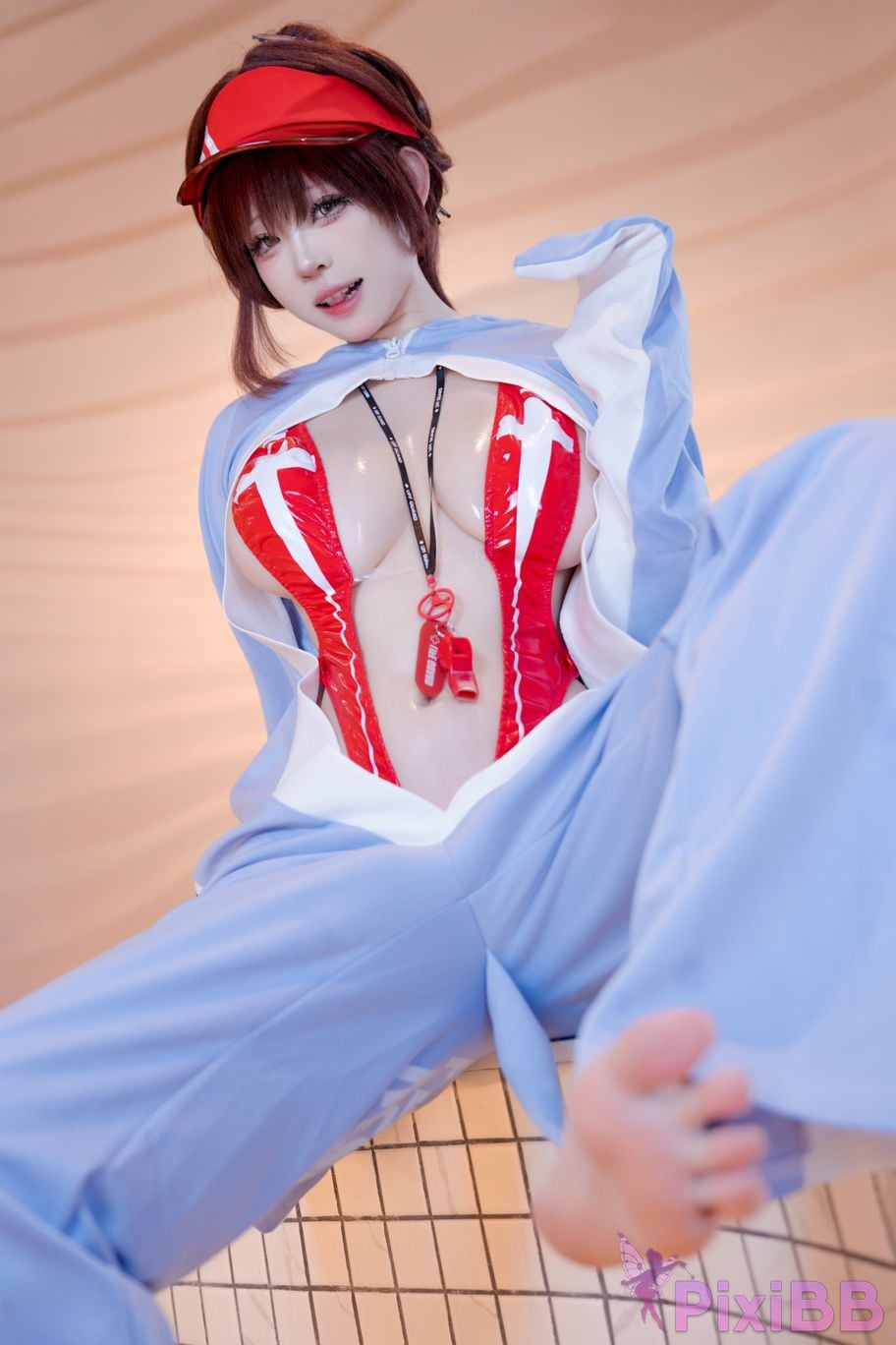 Cosplayer miko Sauce ww NIKKE Maruchana PixiBB.COM 024