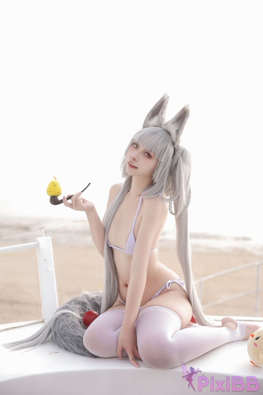 Cosplayer G44 wont get hurt azur lane morning calm swimsuit PixiBB.COM 002
