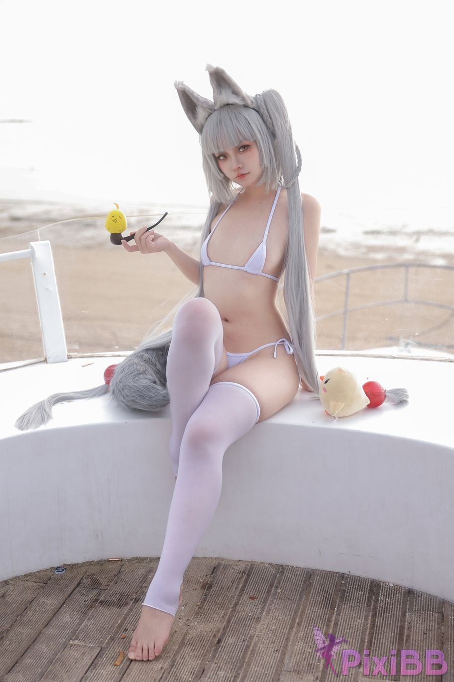 Cosplayer G44 wont get hurt azur lane morning calm swimsuit PixiBB.COM 003