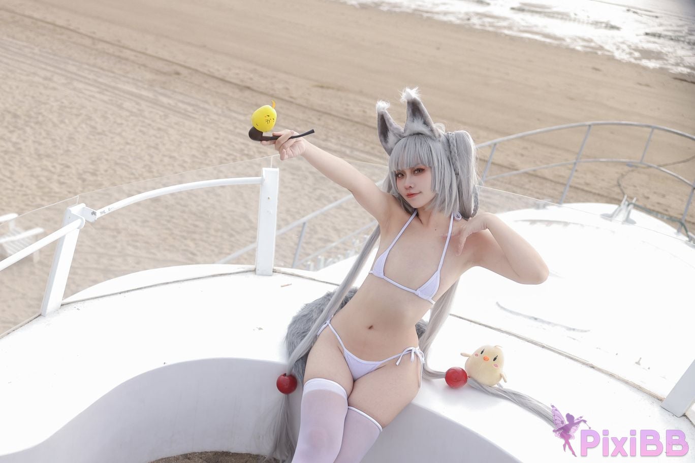 Cosplayer G44 wont get hurt azur lane morning calm swimsuit PixiBB.COM 005