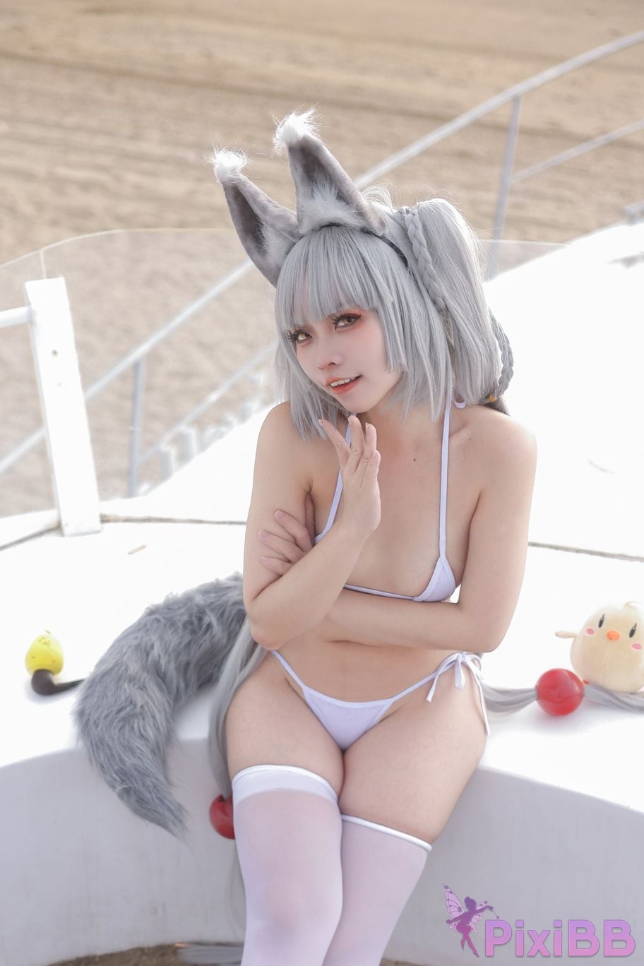 Cosplayer G44 wont get hurt azur lane morning calm swimsuit PixiBB.COM 006