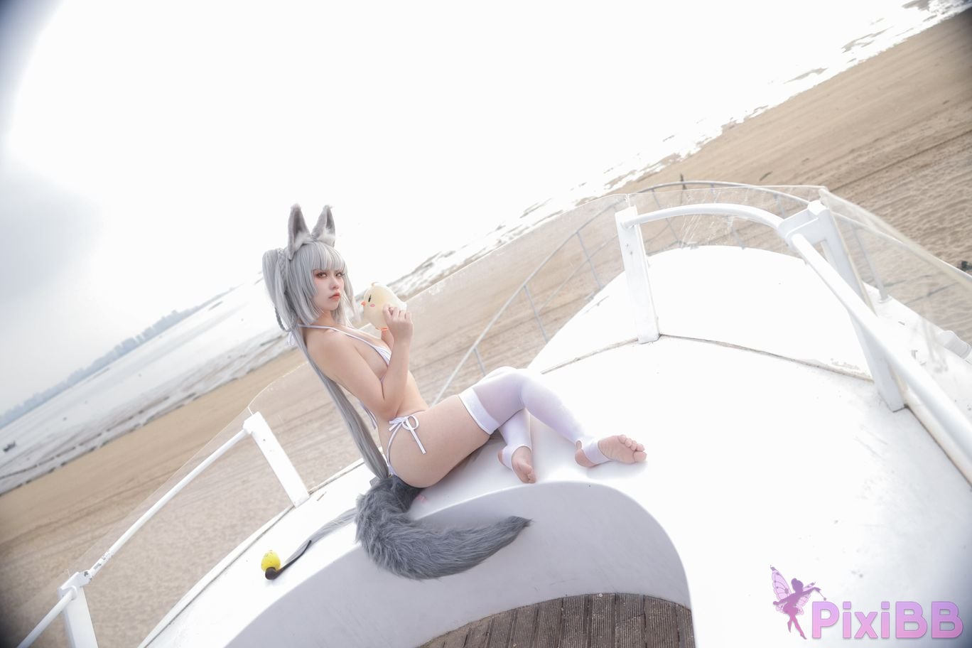 Cosplayer G44 wont get hurt azur lane morning calm swimsuit PixiBB.COM 007