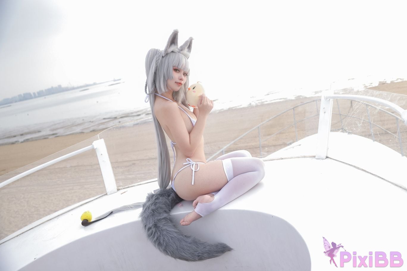 Cosplayer G44 wont get hurt azur lane morning calm swimsuit PixiBB.COM 008