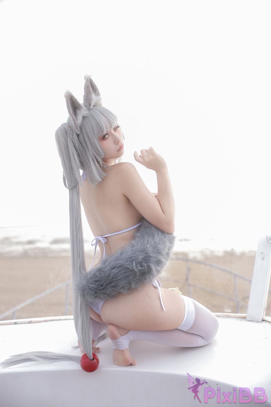 Cosplayer G44 wont get hurt azur lane morning calm swimsuit PixiBB.COM 009
