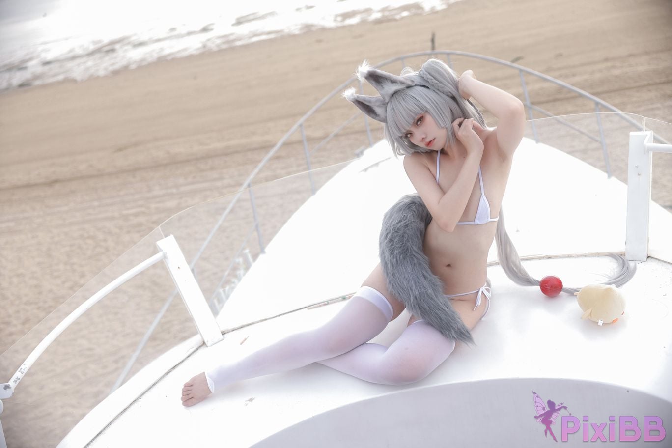 Cosplayer G44 wont get hurt azur lane morning calm swimsuit PixiBB.COM 010