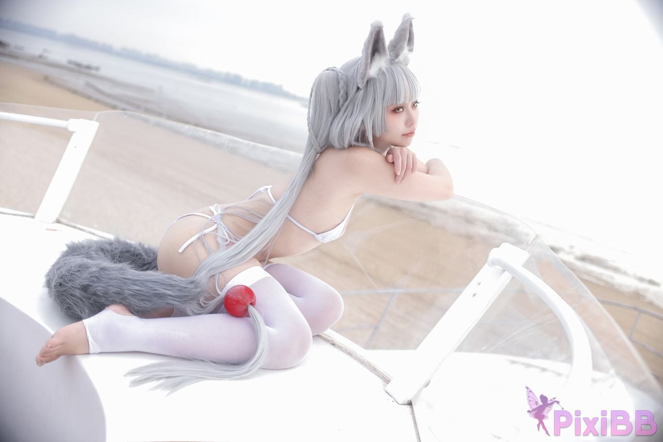 Cosplayer G44 wont get hurt azur lane morning calm swimsuit PixiBB.COM 013